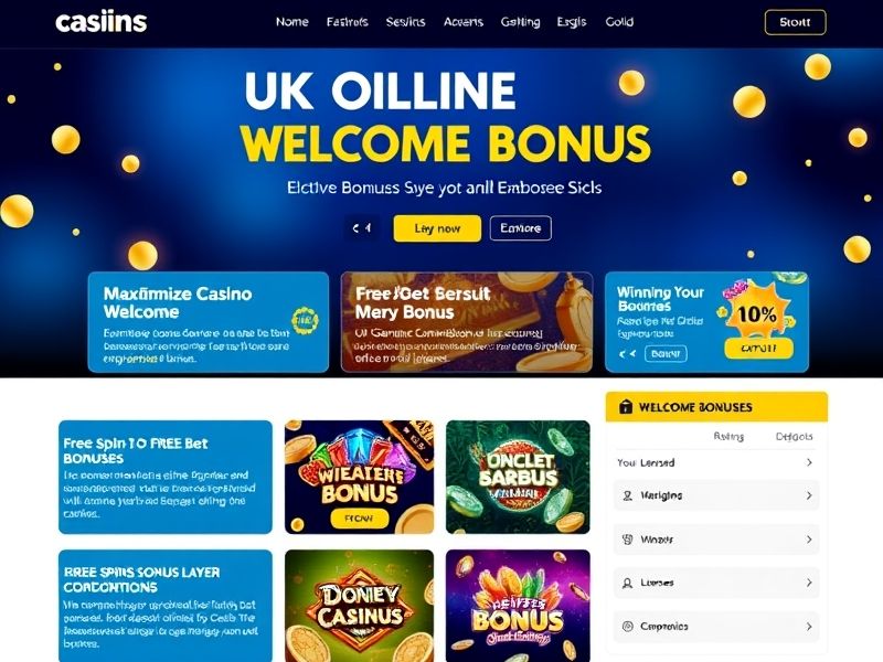 Discover the latest UK online casino welcome bonuses, no deposit offers, and exclusive promotions. Get expert comparisons, play legal gambling games certified by the UK Gambling Commission, and choose trusted sites for real money play.